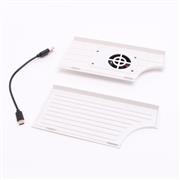 Station Radiator Cooling Cooler Fans for Switch OLED Dock Cooler White 04