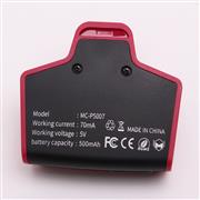 3.5mm Stereo Headphone Adapter Gamepad Sound Enhancer Microphone Headphone Converter For PS5 Game Controller Red 04