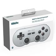 New 8bitdo SN30 Pro Bluetooth Wireless Gamepad Controller Purple Button for Android IOS MacOS PC and Switch Grey