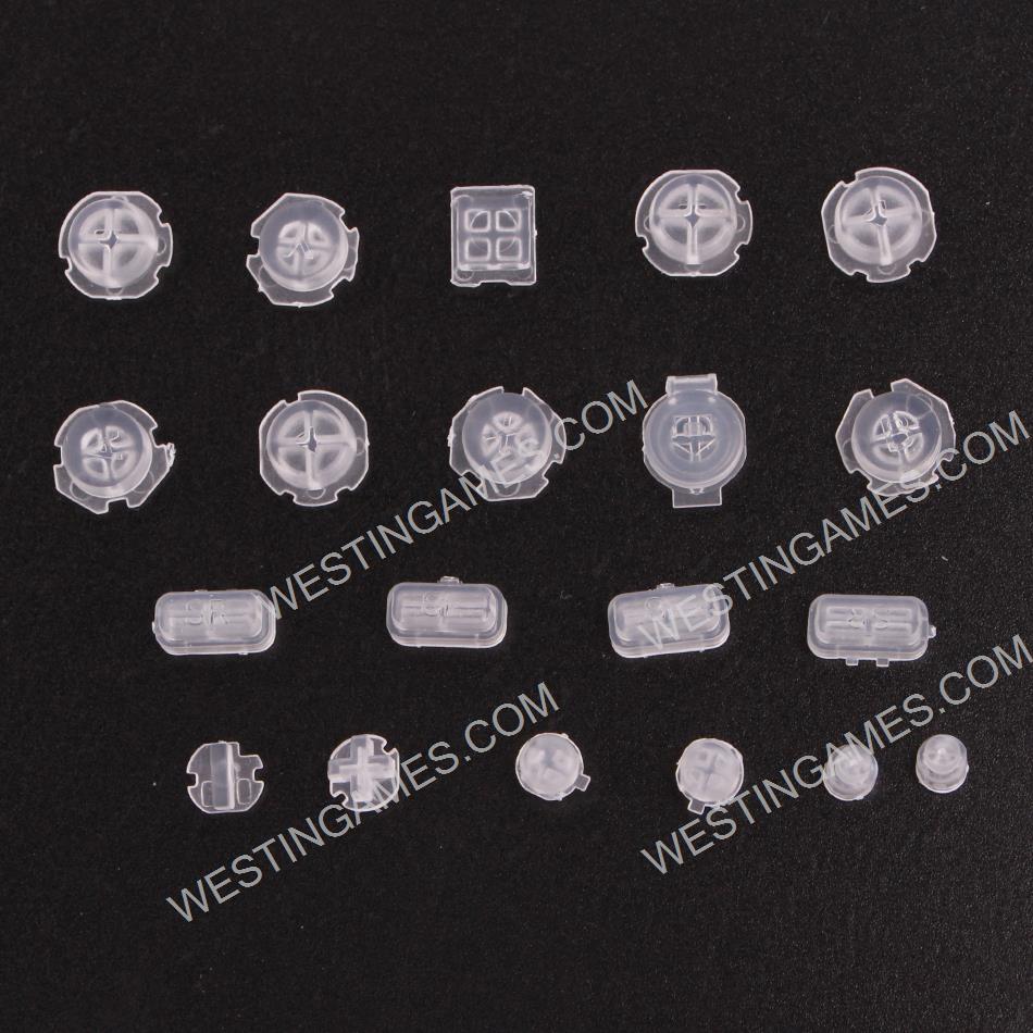 Tansparent Complete Key Button Accessoires for Switch Left and Right Joycon Controller