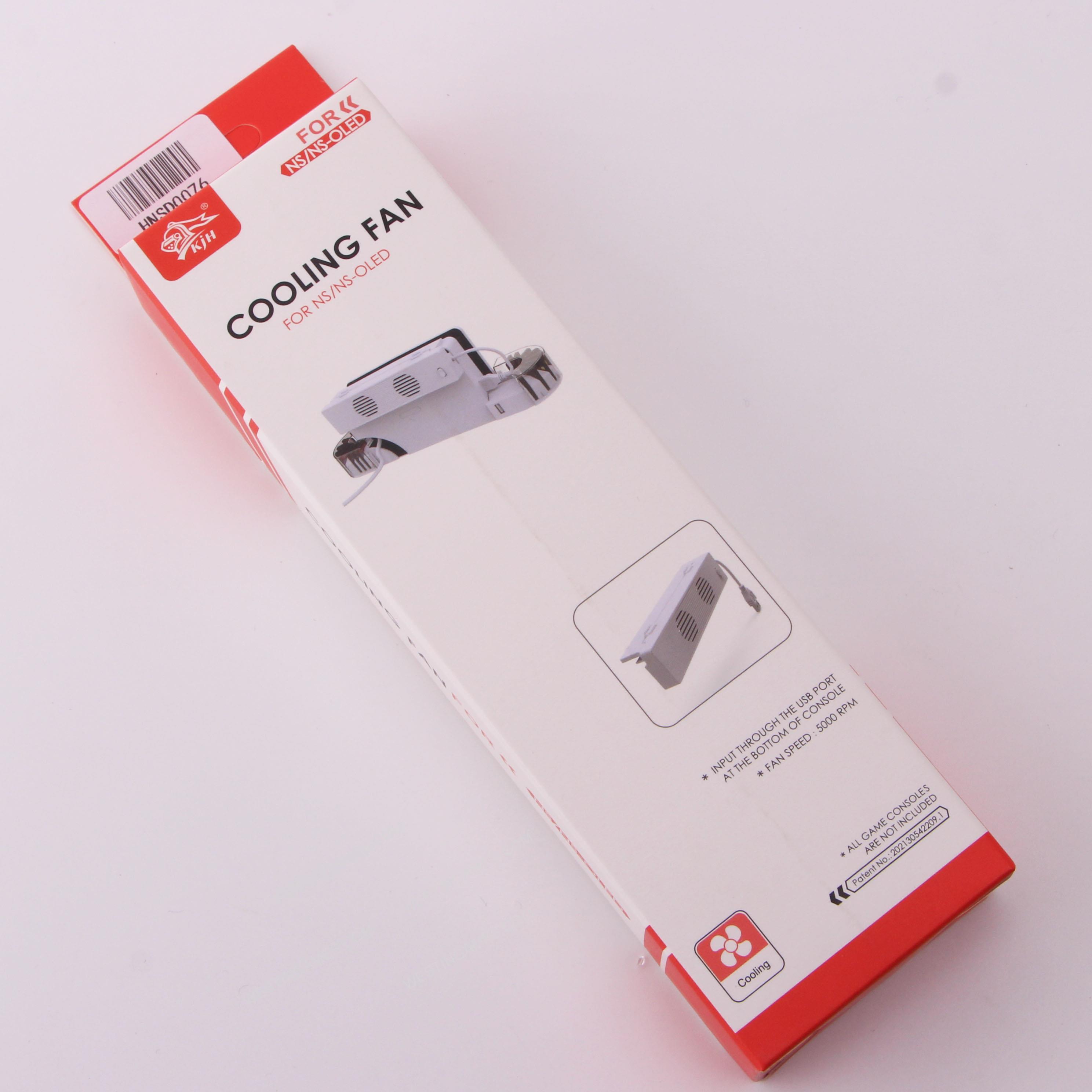 USB External Cooler Cooling Fan for Switch OLED White