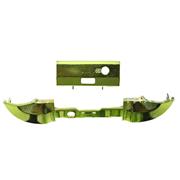 Replacement Mirror Chrome lb rb Trigger Button with Middle Piece Frame for XBOX Series x Controller - Green