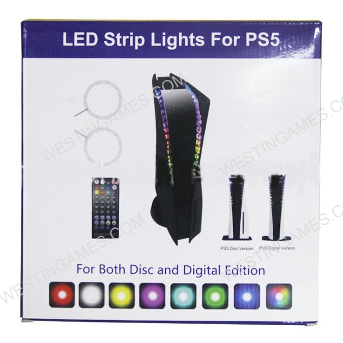 Led Light Strip Bar RGB LED Ring Strip Lights Android/IOS/APP/USB Remote Control for PS5