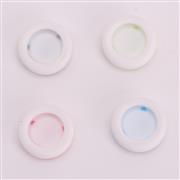 New Silicon Pimple Thumb Grip Analog Stick Cover Caps Dual Color for NS Switch - Black 02