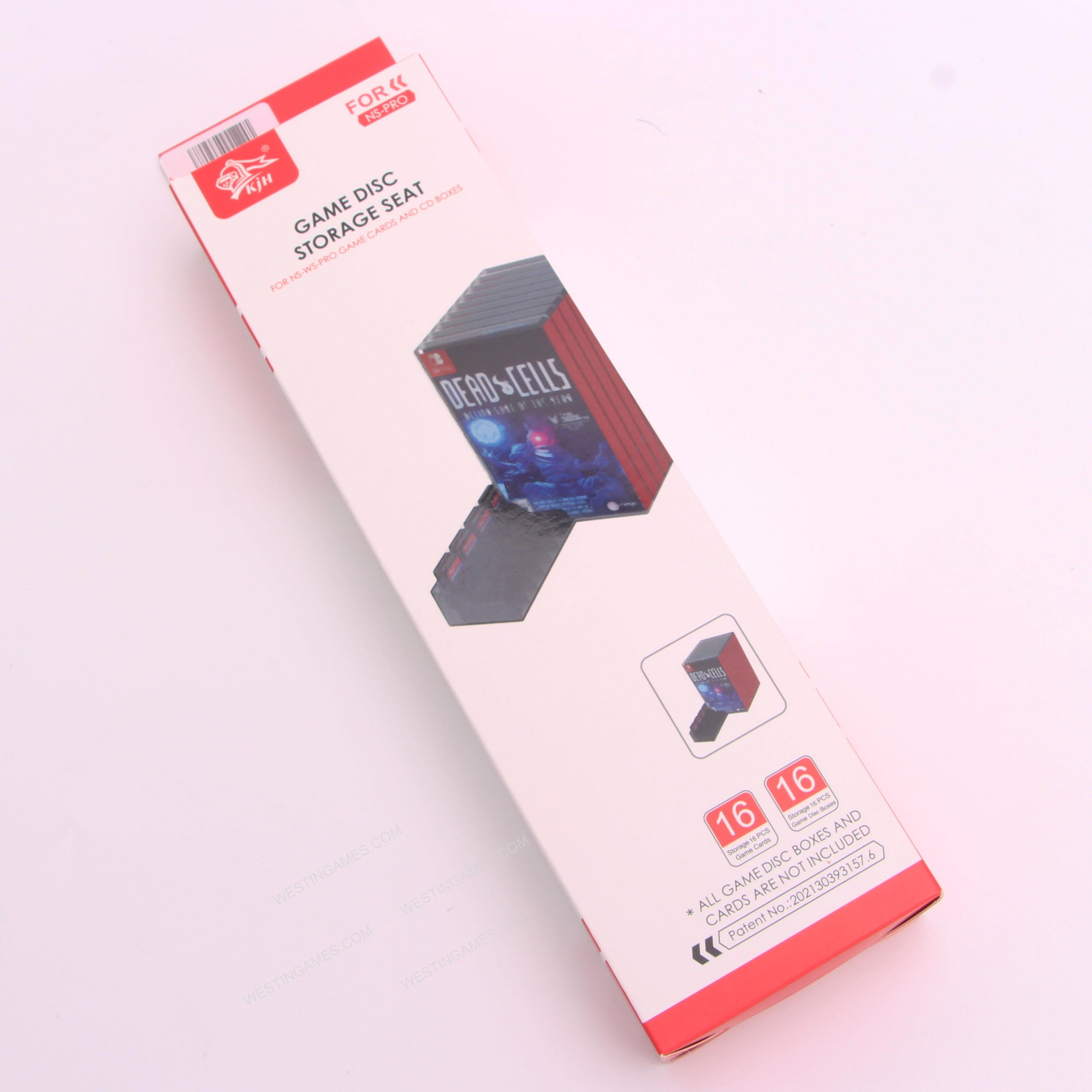 2in1 32 Game Disc Storage Seat Stand for Switch oled and Switch Lite Black