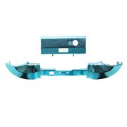 Replacement Mirror Chrome lb rb Trigger Button with Middle Piece Frame for XBOX Series x Controller - Blue