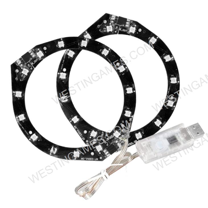 Led Light Strip RGB LED Ring Strip Lights for PS5 Console