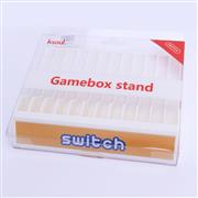 12 Game Disc Storage Seat Gamebox Stand for Switch oled and Switch Lite Yellow