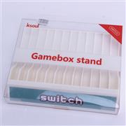 12 Game Disc Storage Seat Gamebox Stand for Switch oled and Switch Lite Blue