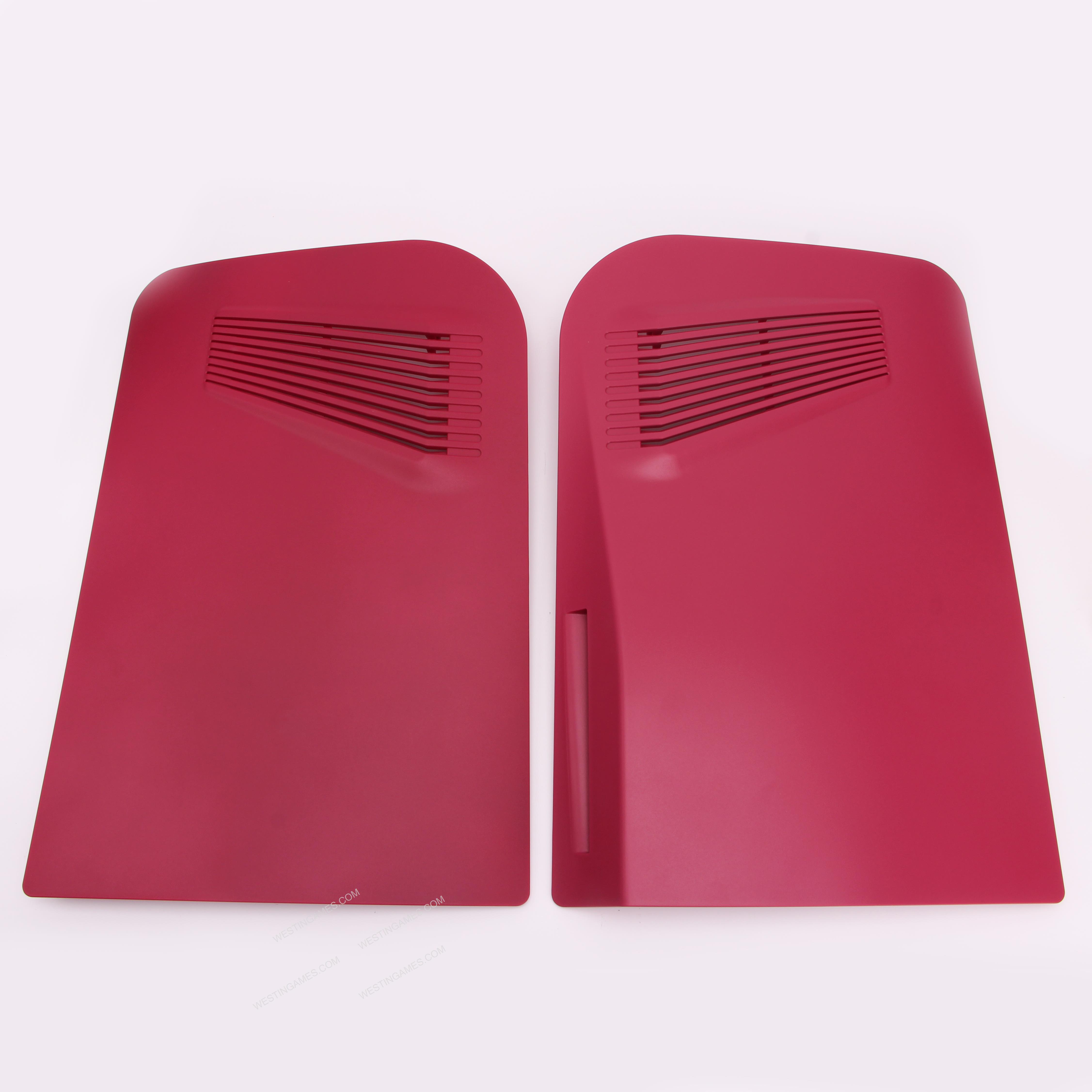 Replacement Red Housing Case Faceplate Cover with Vented Design for PS5 HUD System - Red