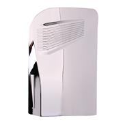 Replacement Mirror Chrome Housing Case Faceplate Cover with Vented Design for PS5 HUD System - Silver 03