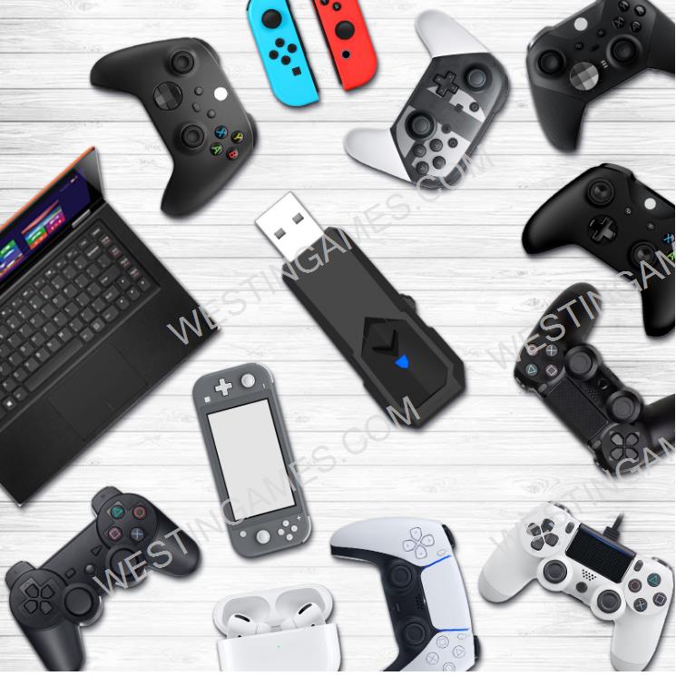 Wireless Controller Gamepad Converter USB JYS-P5146 for Switch/Switch OLED MODE/PS5/PS4/PS3/PC 02