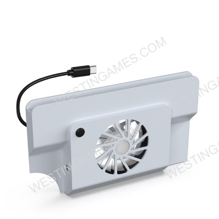 Station Radiator Cooling Cooler Fans with Card Cartridge for Nintendo Switch OLED Dock White