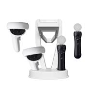 VR display Stand desktop storage stand for Oculus quest 2 and PS VR PS move headset Controller game Accessories White 02