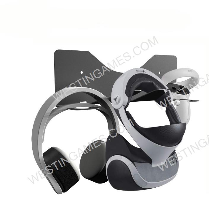Virtual Reality Headset Wall Mounted Hook Stand Support Holder Bracket for Oculus VR Glasses Controller