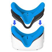 Silicone Eye Mask Silicone Face Mask VR Glasses Anti-sweat Wash Decontamination for Oculus quest2