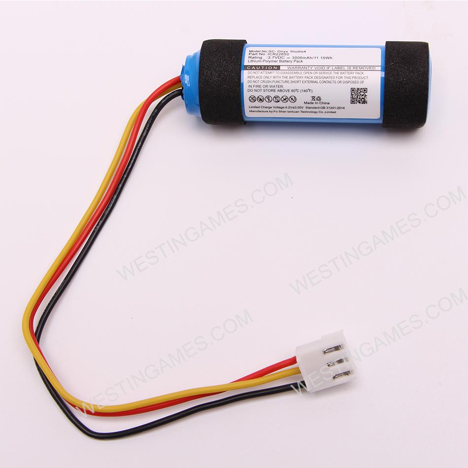Li-Ion Rechargeable Battery Pack 3.7V 3000mAh ICR2265 for Harman/kardon Onyx studio 4 Speaker