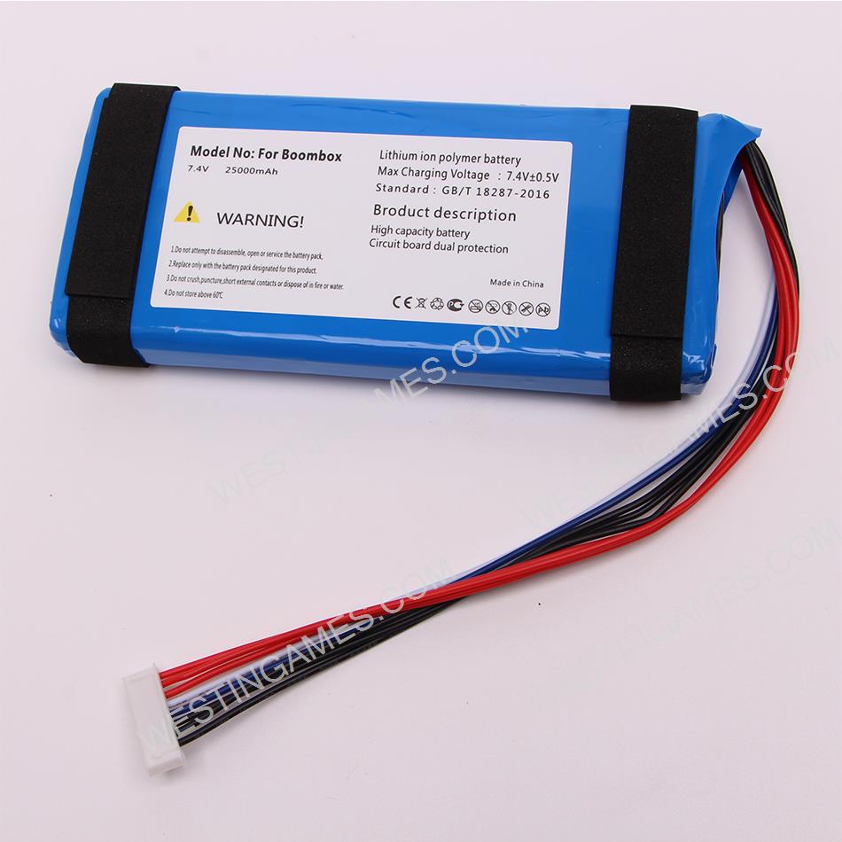7.4V 25000mah GSP0931134 01 Battery Rechargable Replacement for JBL BoomBox