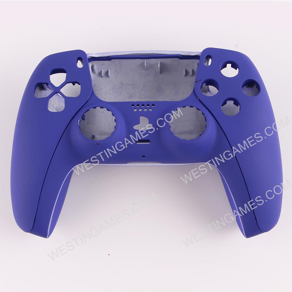 Replacement Handfeel Top and Bottom Housing Shell Case for Playstation 5 PS5 Controller - Violet
