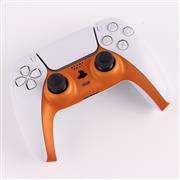 Decorative Strip Handfeel PC Shell Cover For PS5 Gamepad Controller - Orange 04