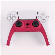 Decorative Strip Handfeel PC Shell Cover For PS5 Gamepad Controller - Rose Red 03