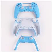 Replacement Handfeel Top and Bottom Housing Shell Case for Playstation 5 PS5 Controller - Light Blue 03