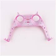 Decorative Strip Handfeel PC Shell Cover For PS5 Gamepad Controller - Pink 02