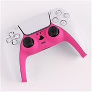 Decorative Strip Handfeel PC Shell Cover For PS5 Gamepad Controller - Pink 04