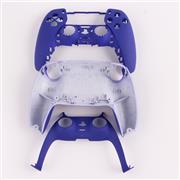 Replacement Handfeel Top and Bottom Housing Shell Case for Playstation 5 PS5 Controller - Violet 03
