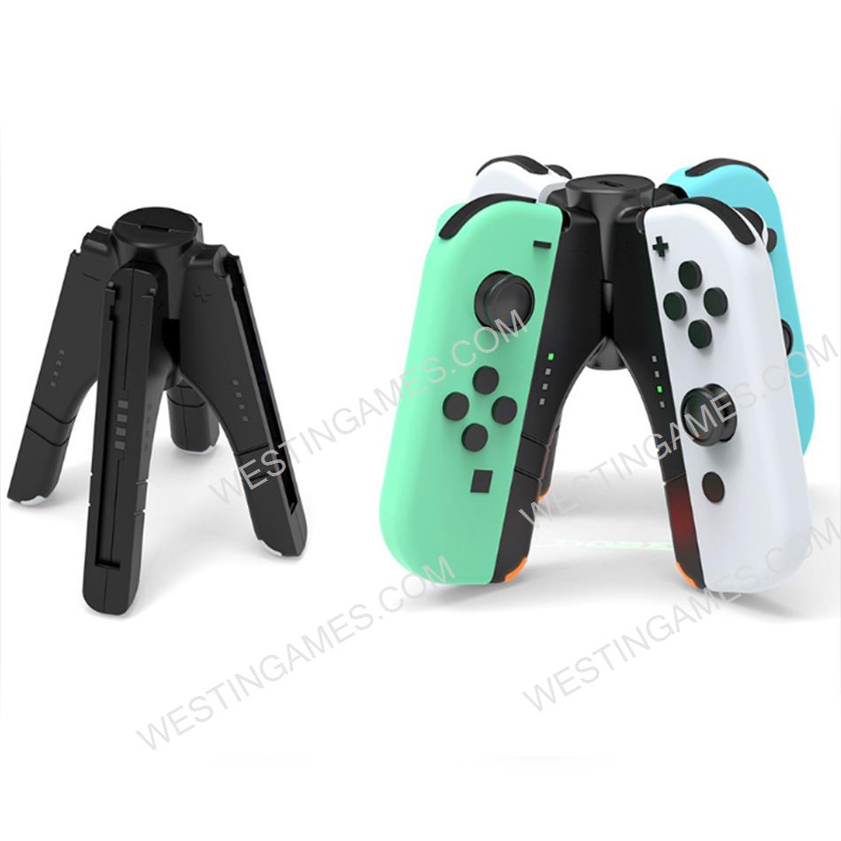 Handle Four-in-one Charging Joycon Handle Detachable Handle Charger TNS-1180 For Nintendo Switch OLED