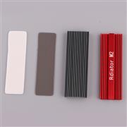 Heatsink Aluminum M.2 Cooling Cooler Heat Sink Heat Thermal Pads M2 for NVME PCIE 2280 SSD Hard Drive Disk PS5 - Red 02
