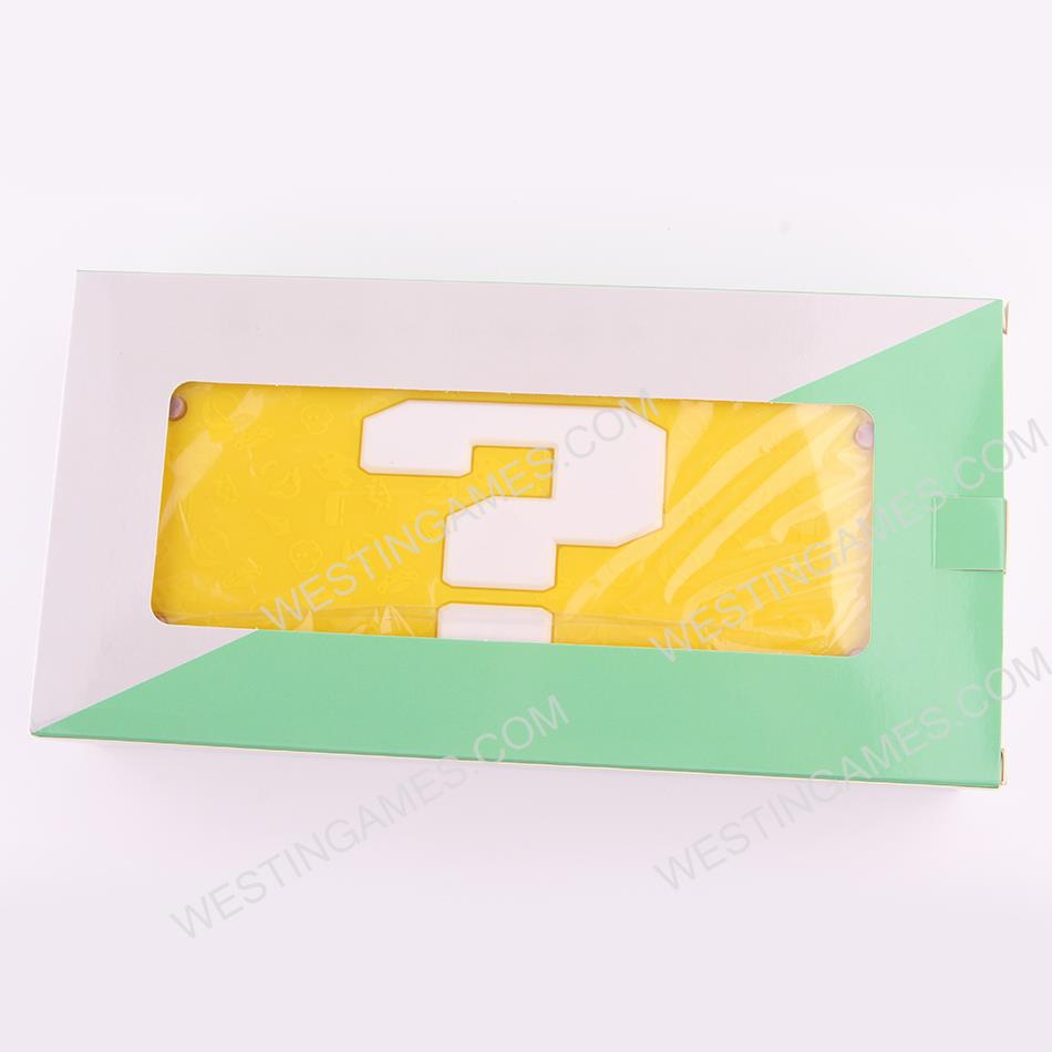 Deluxe Travel Carrying Case with Folding Stand for Nintendo Switch OLED and Switch - Question Block Yellow