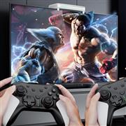 H6 4K 128G Retro TV Video Game Console with NS Gamepads 2.4G Wireless Controller Open Source Simulators PSP N64 White 02