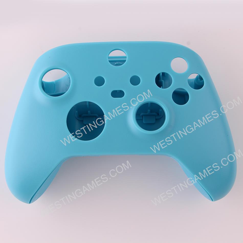 Replacement Top and Bottom Housing Shell Case for XBOX Series Controller - Light Blue