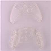 Replacement Transparet Top and Bottom Housing Shell Case for XBOX Series Controller - White 04