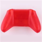 Replacement Transparet Top and Bottom Housing Shell Case for XBOX Series Controller - Red 03