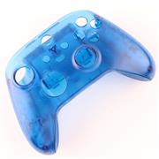 Replacement Transparet Top and Bottom Housing Shell Case for XBOX Series Controller - Blue 02