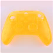 Replacement Transparet Top and Bottom Housing Shell Case for XBOX Series Controller - Yelllow