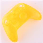 Replacement Transparet Top and Bottom Housing Shell Case for XBOX Series Controller - Yelllow 02