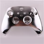 Replacement Mirror Chrome Top and Bottom Housing Shell Case for XBOX Series Controller - Silver