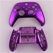 Replacement Mirror Chrome Top and Bottom Housing Shell Case for XBOX Series Controller - Purple 04