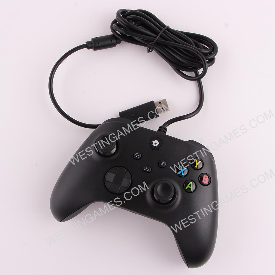 Black USB Wired Gamepad Controller for XBOX Series S/X and PC WIN 8/10 - NEUTRAL