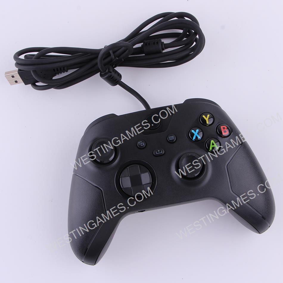 Black USB Wired Gamepad Controller Rear Button Extension Key for XBOX Series S/X and PC WIN 8/10