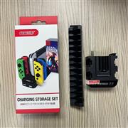 Multifunctional Controller Charging Station Game Disc Holder Anti Slip Controller Charger for Switch OLED 02