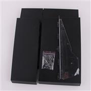 Replacment Top + Bottom Housing Shell Case for Playstation ps4 Console CUH-1100 Black - NEUTRAL