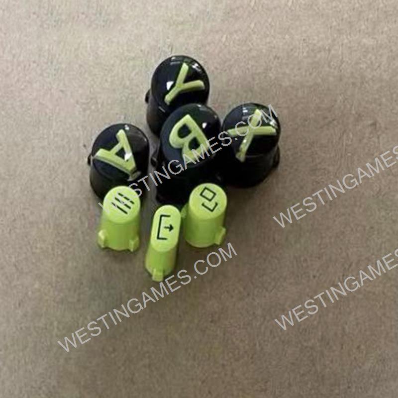 Replacement buttons ABXY Start Back Sync button kits View Menu Share button for Xbox Series X/S Wireless Controller Yellow