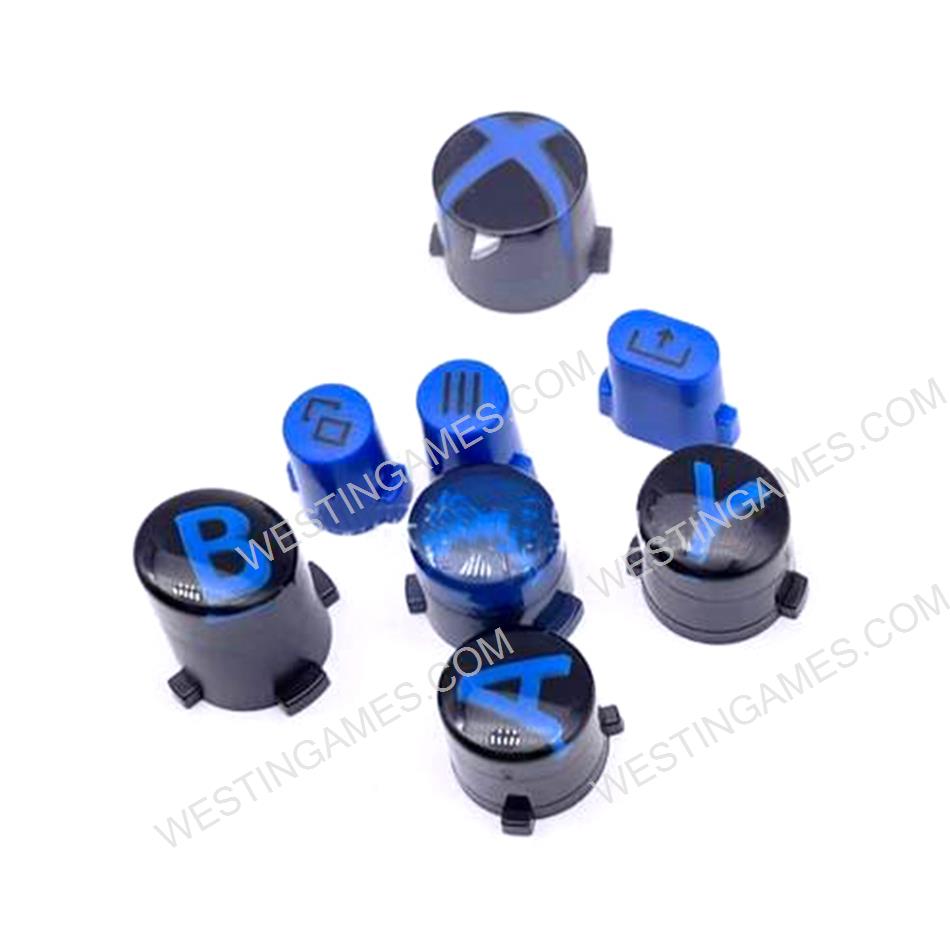 Replacement buttons ABXY Start Back Sync button kits View Menu Share button for Xbox Series X/S Wireless Controller Blue