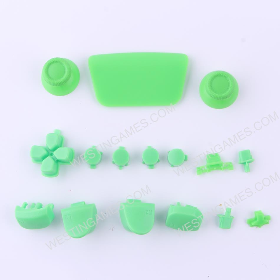Complete Button Keys V2.0 for PS5 Controller Accessories 16pc Set - Green