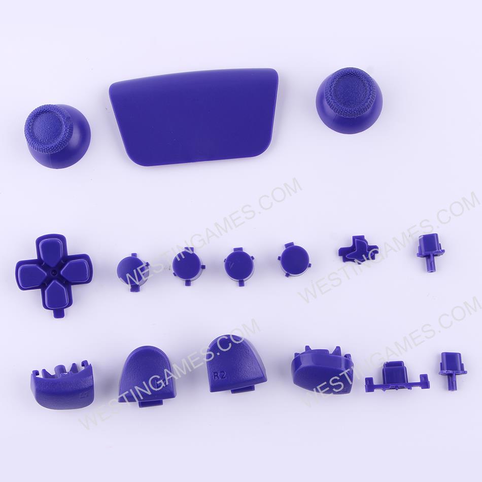 Complete Button Keys V2.0 for PS5 Controller Accessories 16pc Set - Starry Purple