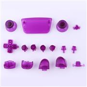 Complete Button Keys V2.0 for PS5 Controller Accessories 16pc Set - Clear Purple
